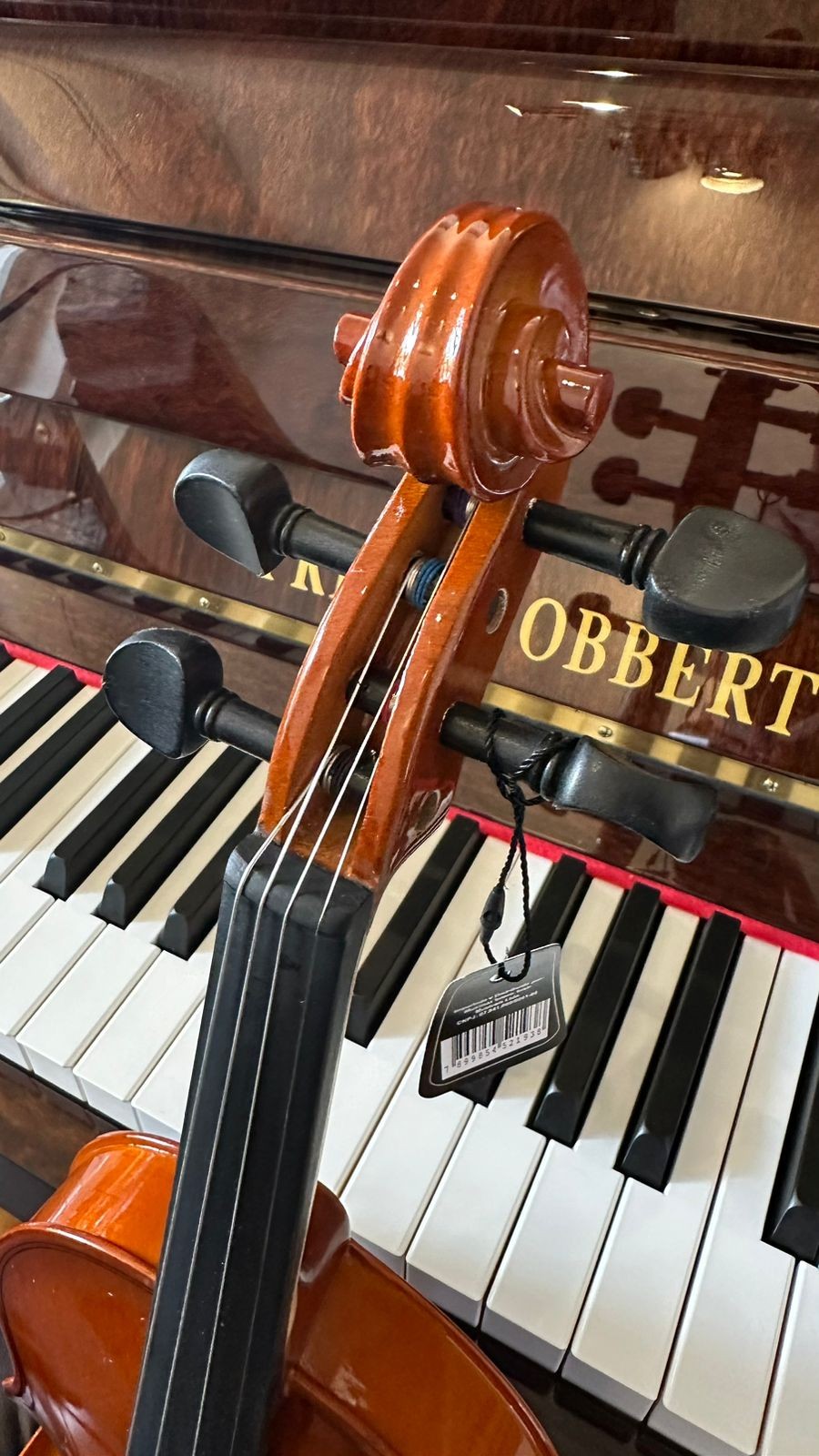 Violino 3/4 Vivace Mozart Mo-34 Com Case