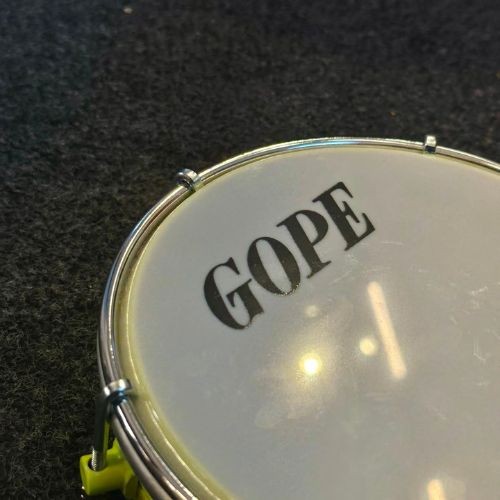 Tamborim Gope 6" Luminix Amarelo Aro Cromado 595alxacrc 