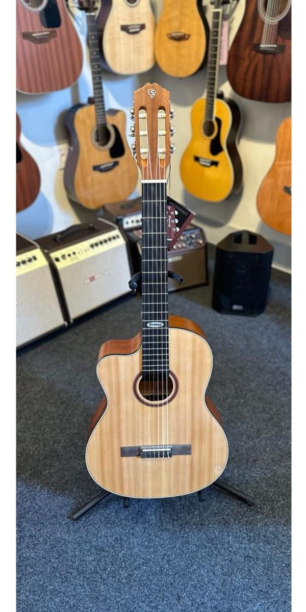 Violão Strinberg Sc200c Canhoto Nylon Eletroacústico Natural 