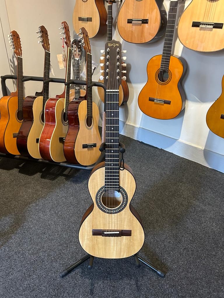 Viola Caipira Ponteio Rozini Rv151 Eletroacústica Natural Fosca 