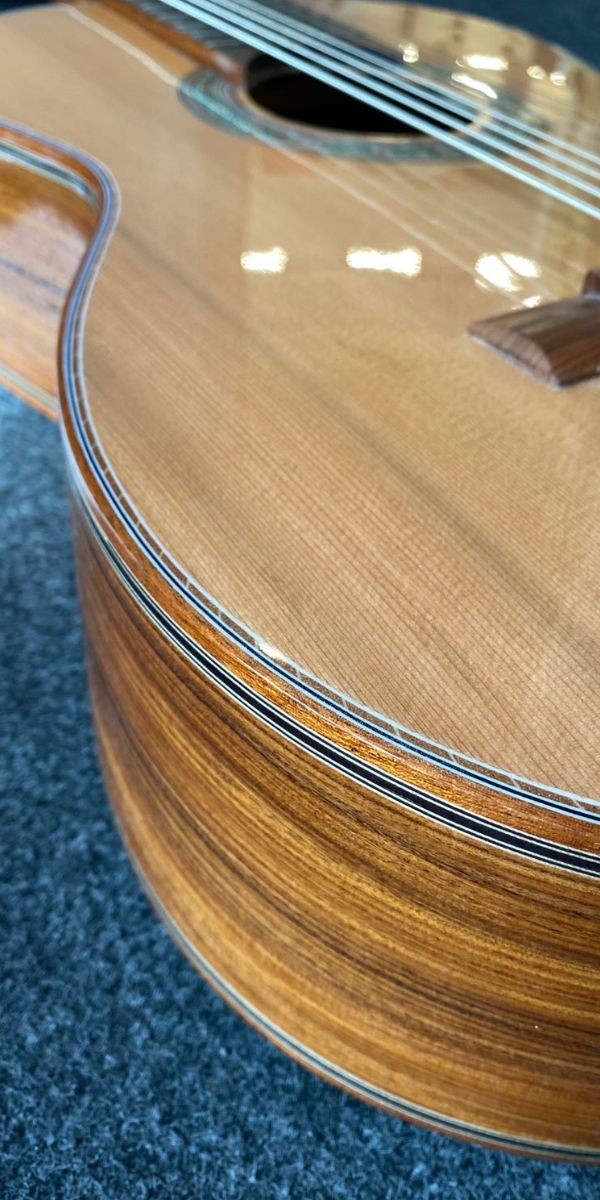Violão 7 Cordas Nylon Acústico Rozini Rx237 Virtuoso Natural Cedro Canadense 