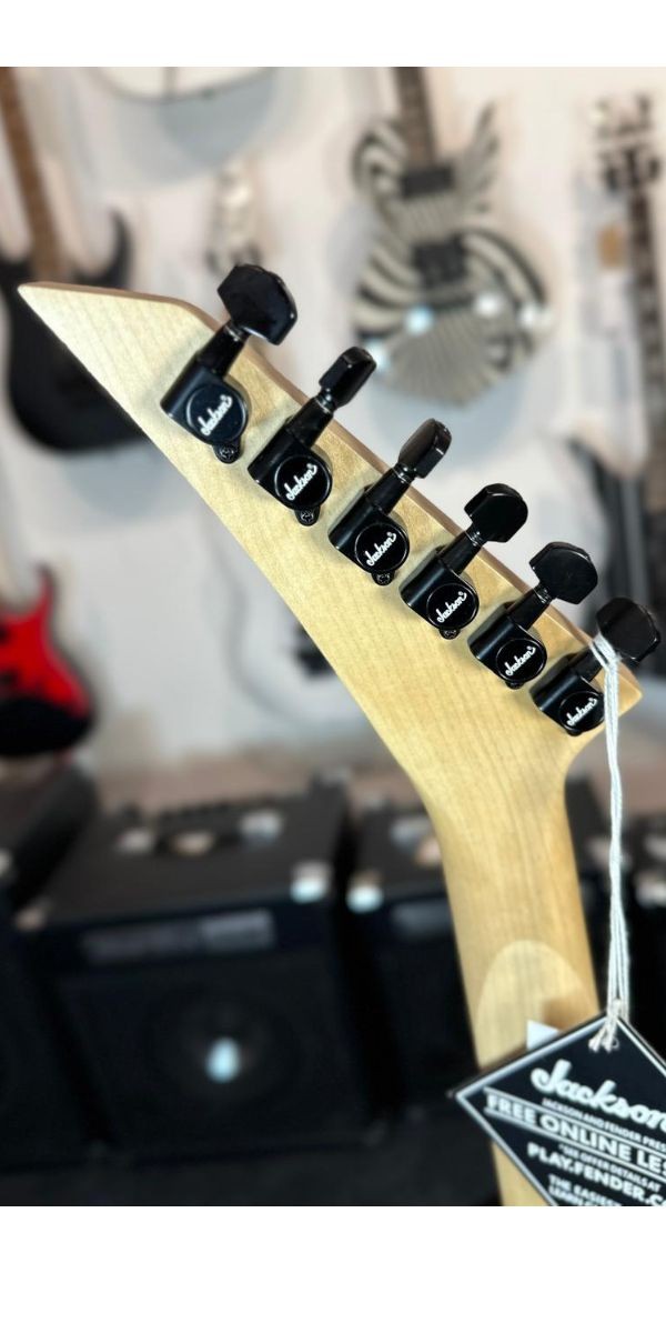 Guitarra Jackson js Dinky Js11q Transparent Black 