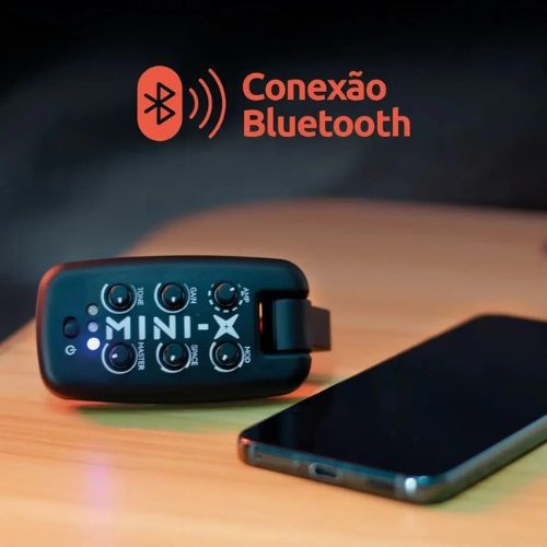 M-vave Mini-x Amplug Guitarra e Baixo Com Efeitos e Bluetooth 