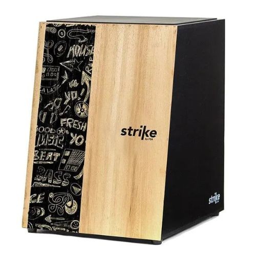 Cajon Fsa Strike Sk5001 Music Eletroacústico Com Captação P10 