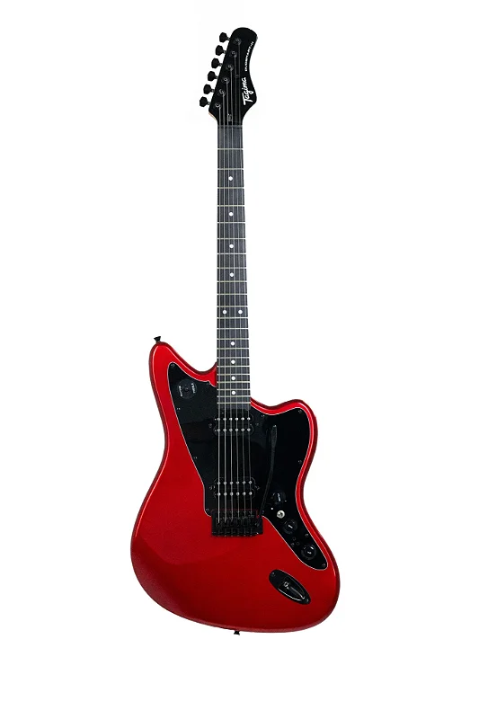 Guitarra Tagima Offset 2h Escala Escura Escudo bk Duo Smart-h Candy Apple 