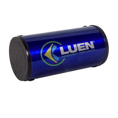 Ganzá 10cm Luen Alumínio Simples Pequeno - Azul 