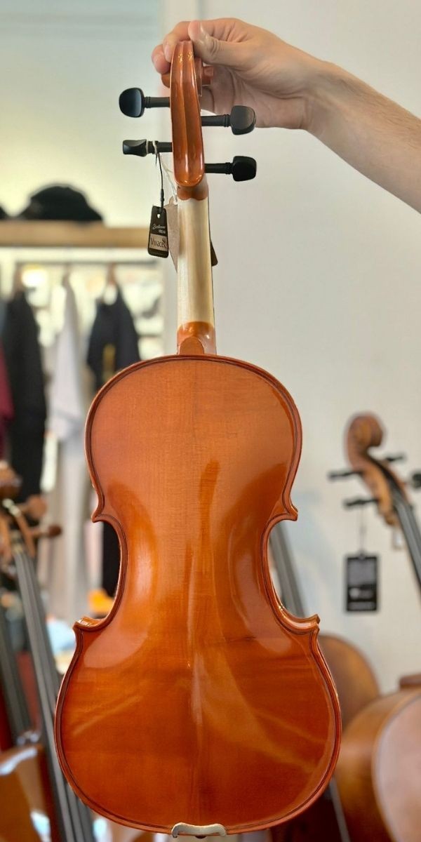 Viola Clássica Vivace Vbe44 Beethoven 4/4 Tamanho 40 Com Case, Arco e Breu 