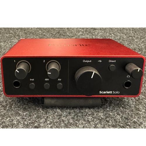 Interface de áudio Focusrite Scarlett Solo 4th Gen 