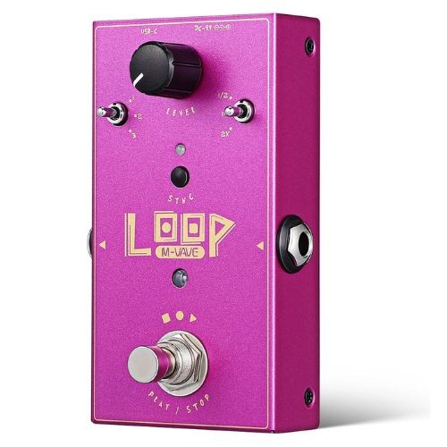 Pedal Looper M-vave Loop ii 11 Minutos 3 Slots Usb Guitarra 