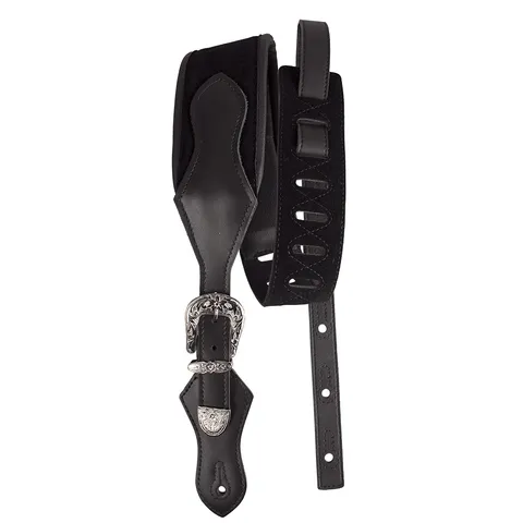 Correia Basso da 253 Country Preto Para Violão, Guitarra e Baixo 