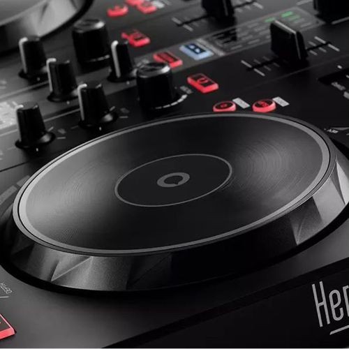 Controladora dj Hercules Djcontrol Inpulse 300 Mk2 Serato dj Lite Djuced Com Placa de Som 